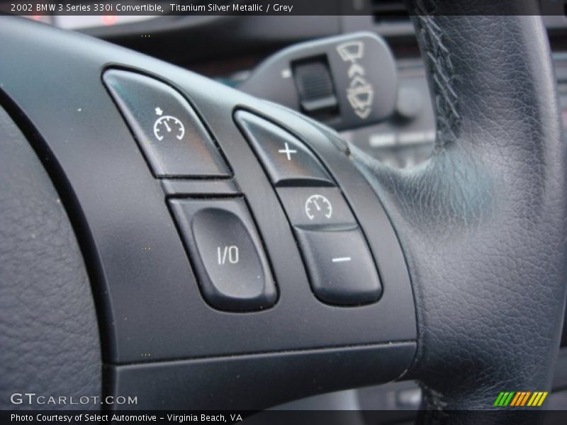 Titanium Silver Metallic / Grey 2002 BMW 3 Series 330i Convertible