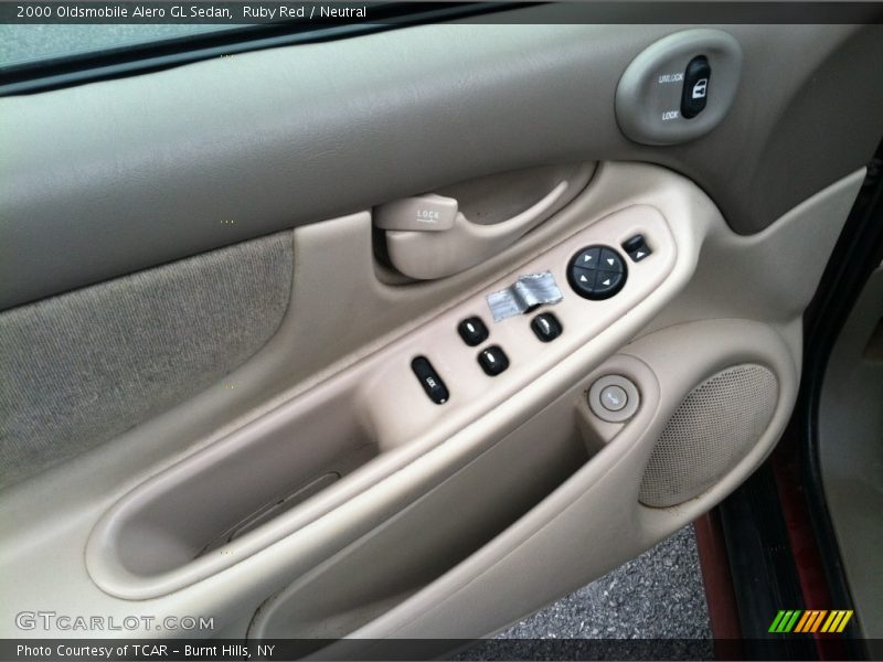 Ruby Red / Neutral 2000 Oldsmobile Alero GL Sedan