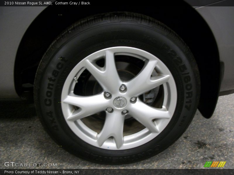 Gotham Gray / Black 2010 Nissan Rogue SL AWD