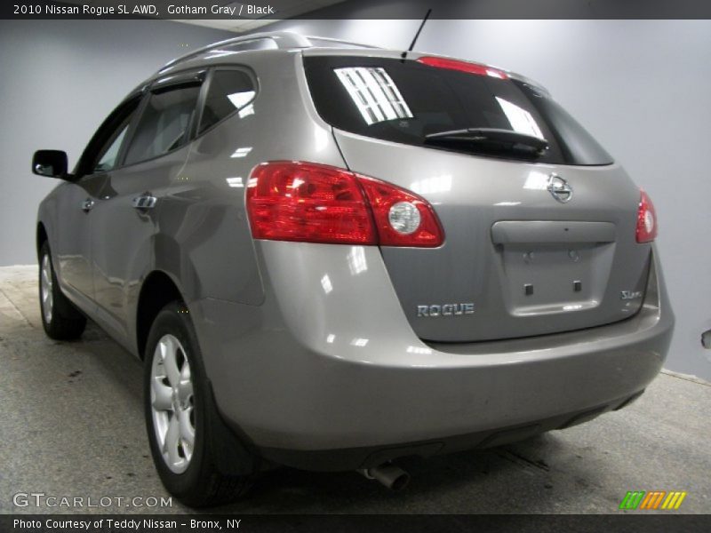 Gotham Gray / Black 2010 Nissan Rogue SL AWD
