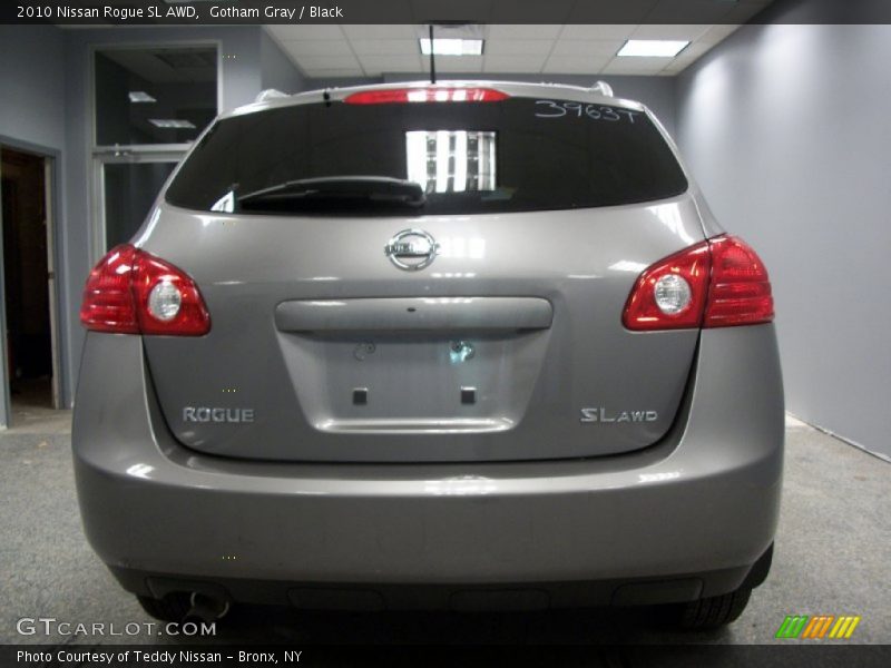 Gotham Gray / Black 2010 Nissan Rogue SL AWD