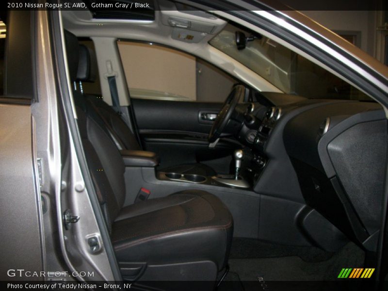 Gotham Gray / Black 2010 Nissan Rogue SL AWD