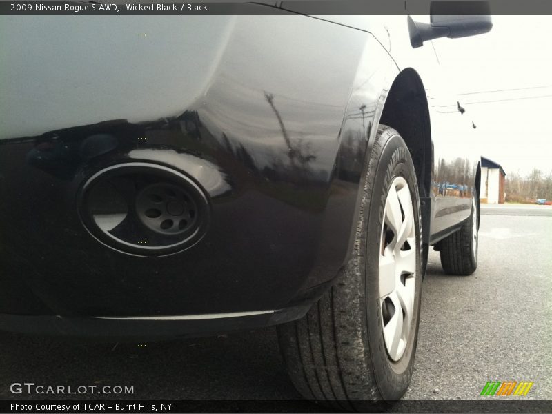 Wicked Black / Black 2009 Nissan Rogue S AWD