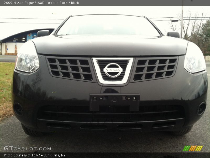 Wicked Black / Black 2009 Nissan Rogue S AWD