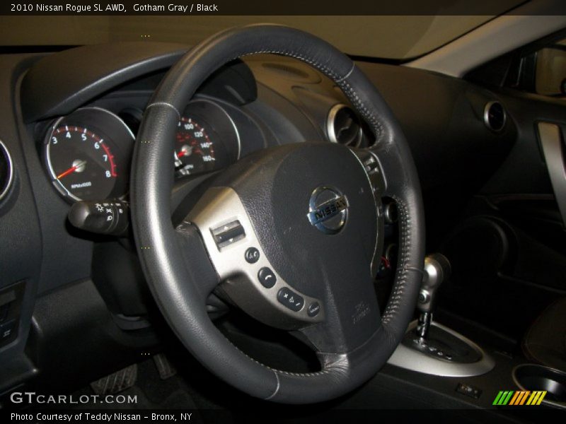 Gotham Gray / Black 2010 Nissan Rogue SL AWD
