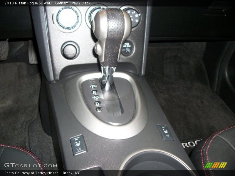 Gotham Gray / Black 2010 Nissan Rogue SL AWD