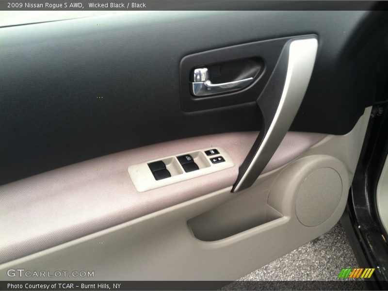 Wicked Black / Black 2009 Nissan Rogue S AWD