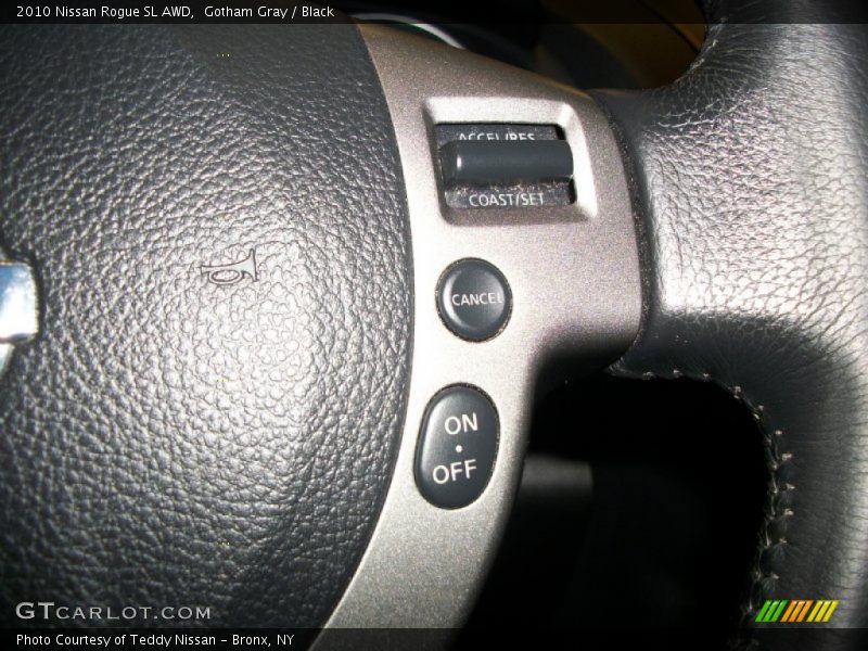 Gotham Gray / Black 2010 Nissan Rogue SL AWD