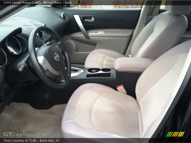 Wicked Black / Black 2009 Nissan Rogue S AWD