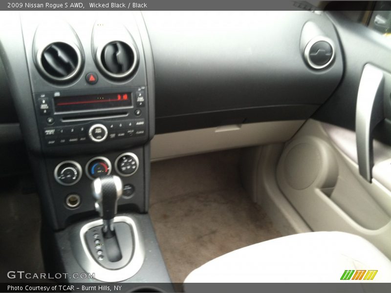 Wicked Black / Black 2009 Nissan Rogue S AWD
