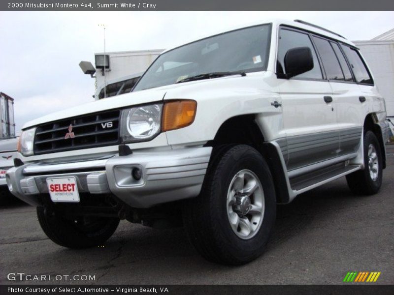 Summit White / Gray 2000 Mitsubishi Montero 4x4