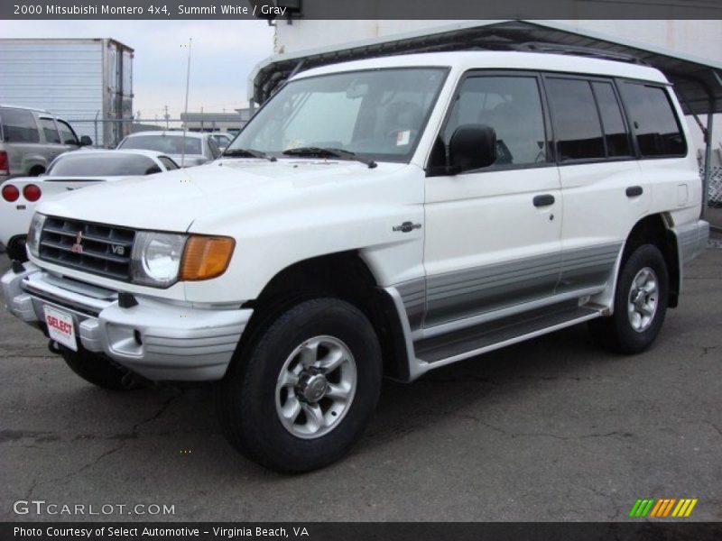  2000 Montero 4x4 Summit White
