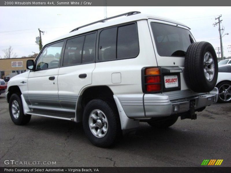 Summit White / Gray 2000 Mitsubishi Montero 4x4