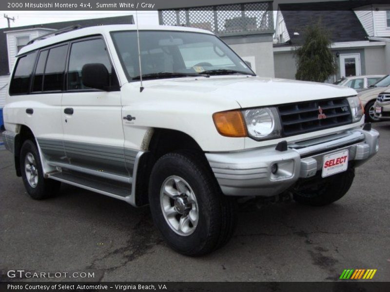 Summit White / Gray 2000 Mitsubishi Montero 4x4