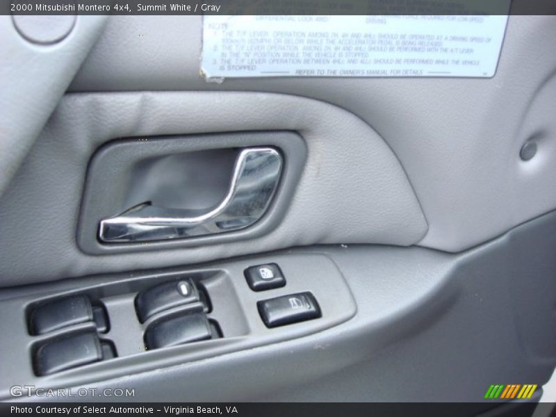 Summit White / Gray 2000 Mitsubishi Montero 4x4