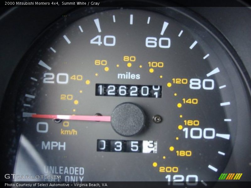Summit White / Gray 2000 Mitsubishi Montero 4x4