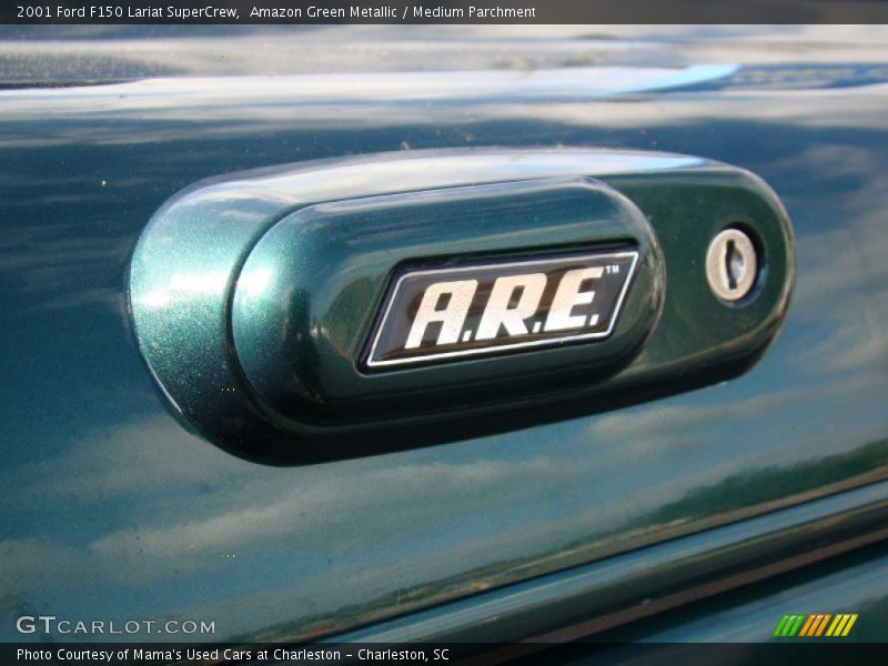 Amazon Green Metallic / Medium Parchment 2001 Ford F150 Lariat SuperCrew