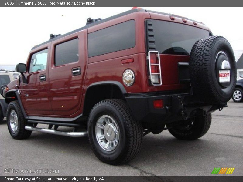 Red Metallic / Ebony Black 2005 Hummer H2 SUV