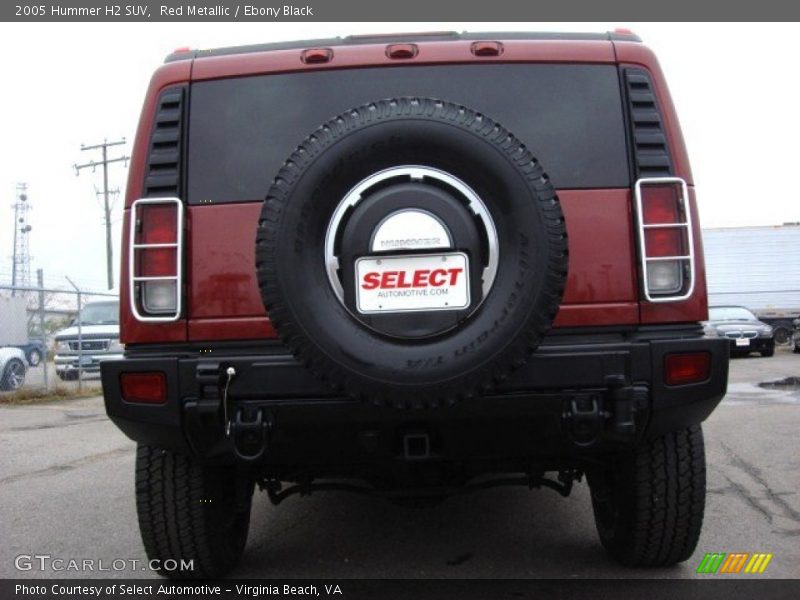 Red Metallic / Ebony Black 2005 Hummer H2 SUV
