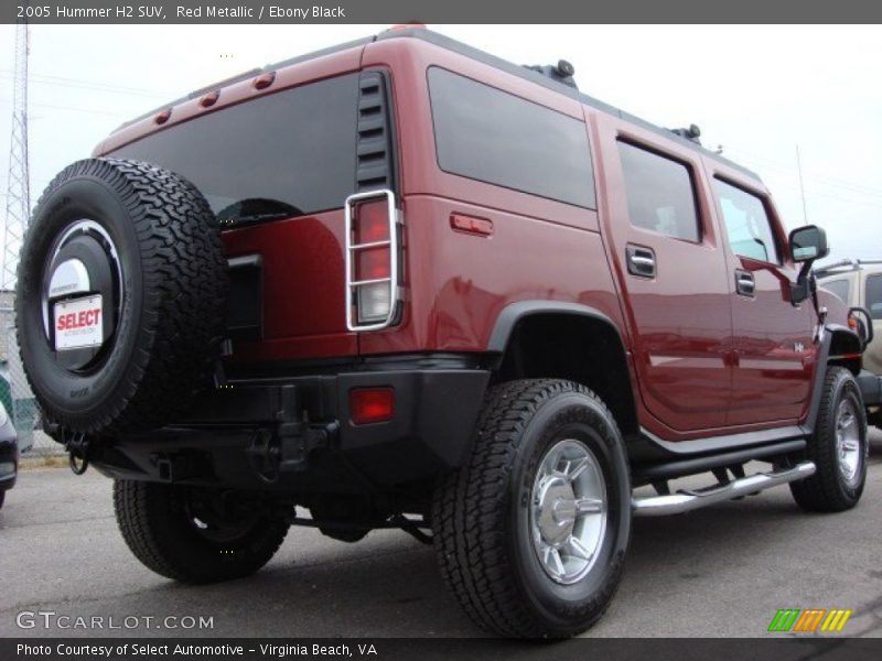 Red Metallic / Ebony Black 2005 Hummer H2 SUV