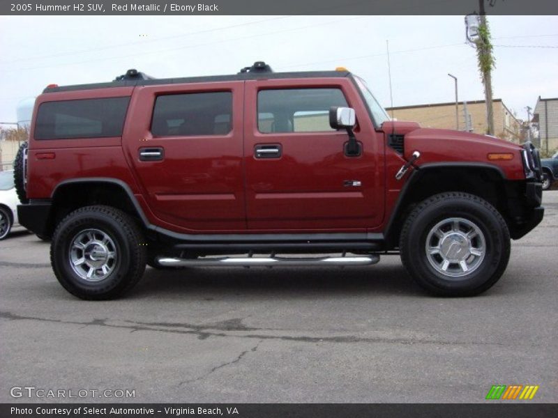 Red Metallic / Ebony Black 2005 Hummer H2 SUV