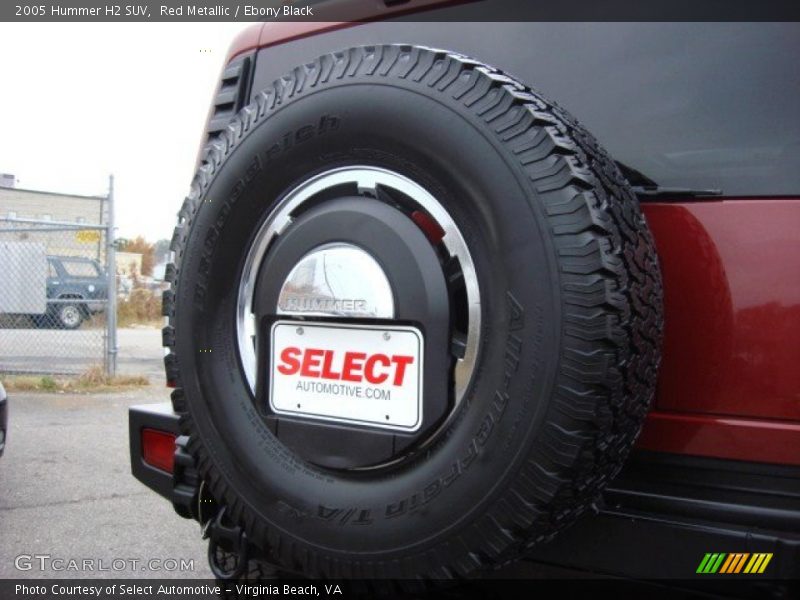 Red Metallic / Ebony Black 2005 Hummer H2 SUV