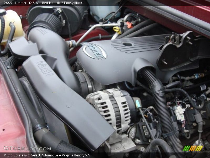 Red Metallic / Ebony Black 2005 Hummer H2 SUV