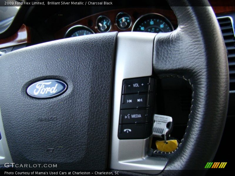 Brilliant Silver Metallic / Charcoal Black 2009 Ford Flex Limited