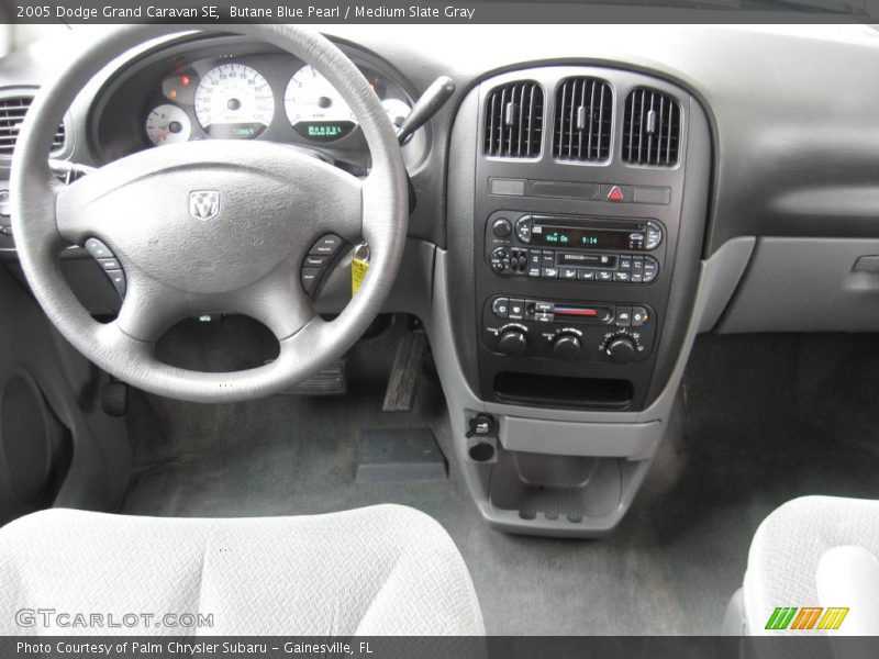 Butane Blue Pearl / Medium Slate Gray 2005 Dodge Grand Caravan SE