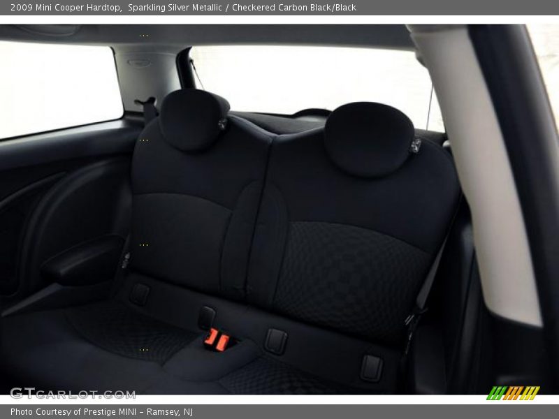 Sparkling Silver Metallic / Checkered Carbon Black/Black 2009 Mini Cooper Hardtop
