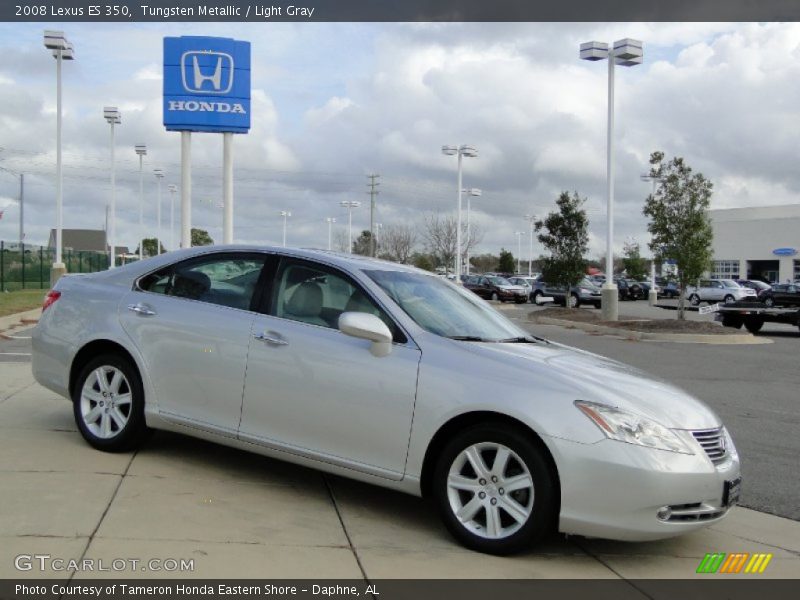 Tungsten Metallic / Light Gray 2008 Lexus ES 350