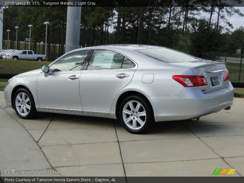 Tungsten Metallic / Light Gray 2008 Lexus ES 350