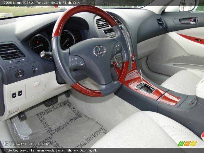 Tungsten Metallic / Light Gray 2008 Lexus ES 350