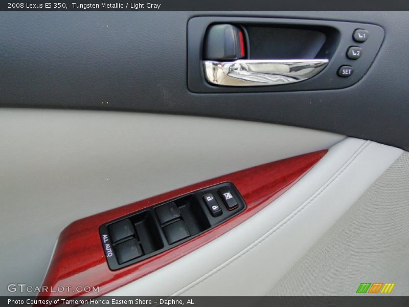 Tungsten Metallic / Light Gray 2008 Lexus ES 350