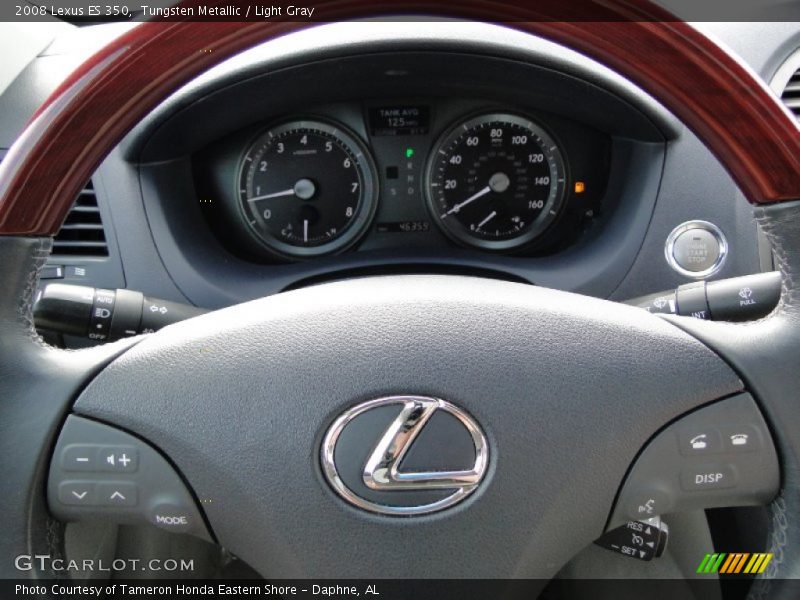 Tungsten Metallic / Light Gray 2008 Lexus ES 350
