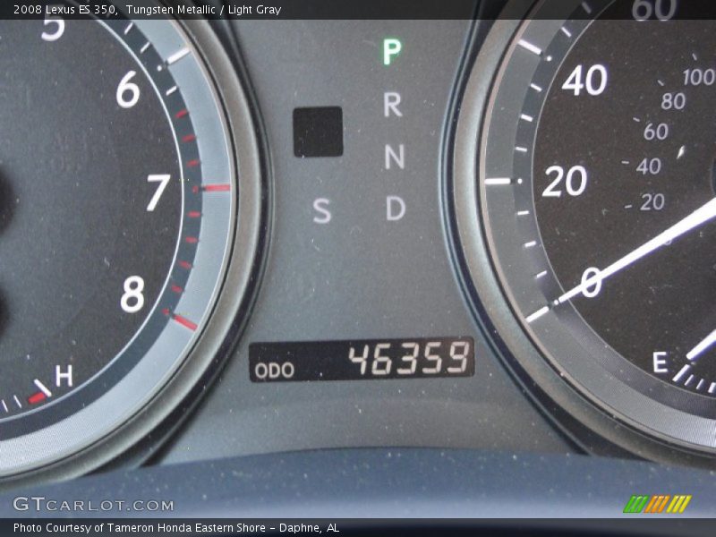 Tungsten Metallic / Light Gray 2008 Lexus ES 350