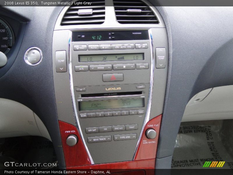 Tungsten Metallic / Light Gray 2008 Lexus ES 350