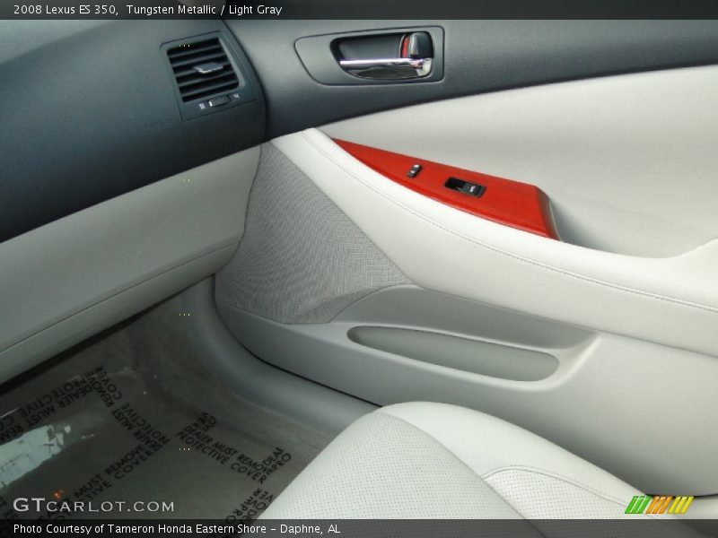 Tungsten Metallic / Light Gray 2008 Lexus ES 350