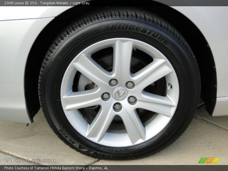 Tungsten Metallic / Light Gray 2008 Lexus ES 350