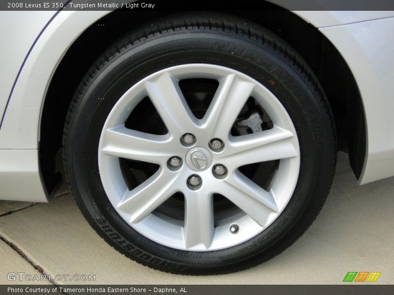 Tungsten Metallic / Light Gray 2008 Lexus ES 350