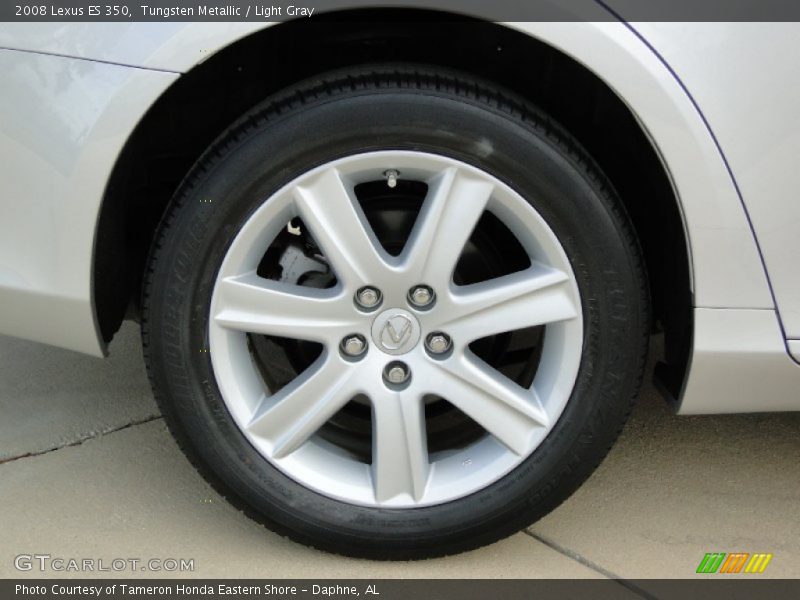 Tungsten Metallic / Light Gray 2008 Lexus ES 350
