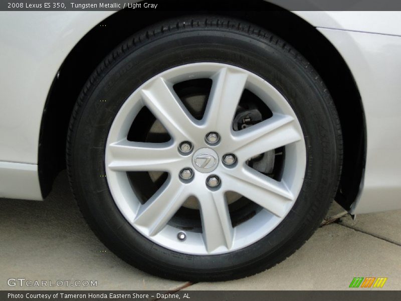 Tungsten Metallic / Light Gray 2008 Lexus ES 350