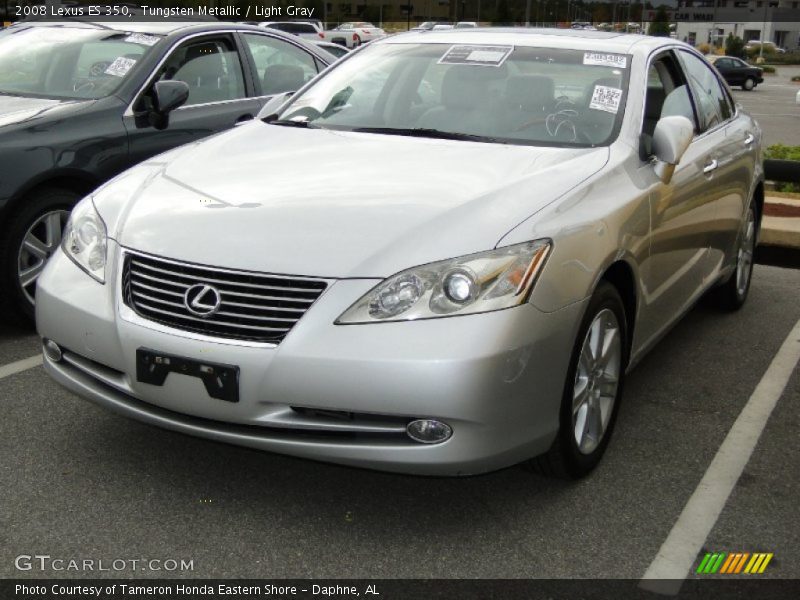 Tungsten Metallic / Light Gray 2008 Lexus ES 350