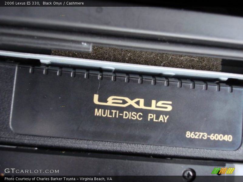 Black Onyx / Cashmere 2006 Lexus ES 330