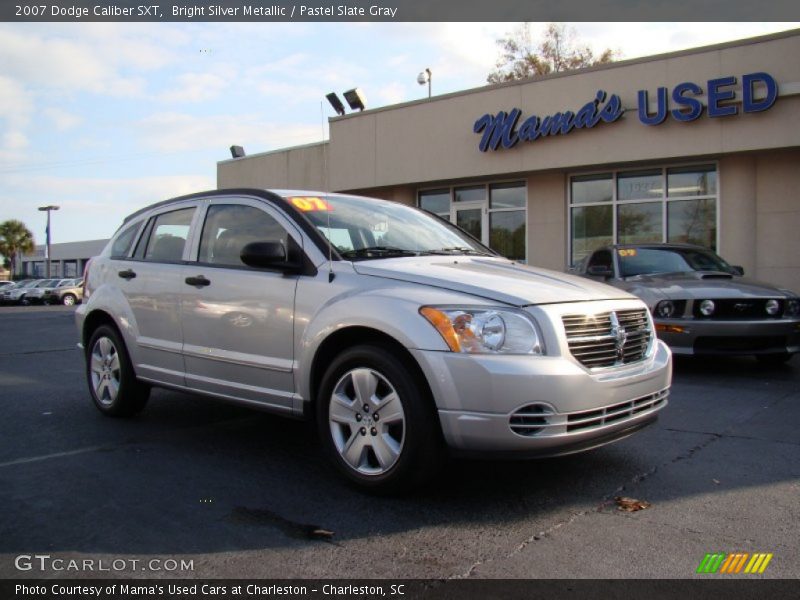 Bright Silver Metallic / Pastel Slate Gray 2007 Dodge Caliber SXT