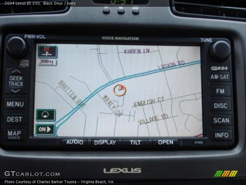 Black Onyx / Ivory 2004 Lexus ES 330