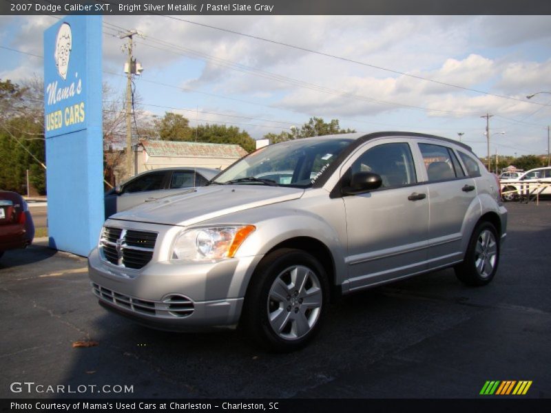 Bright Silver Metallic / Pastel Slate Gray 2007 Dodge Caliber SXT