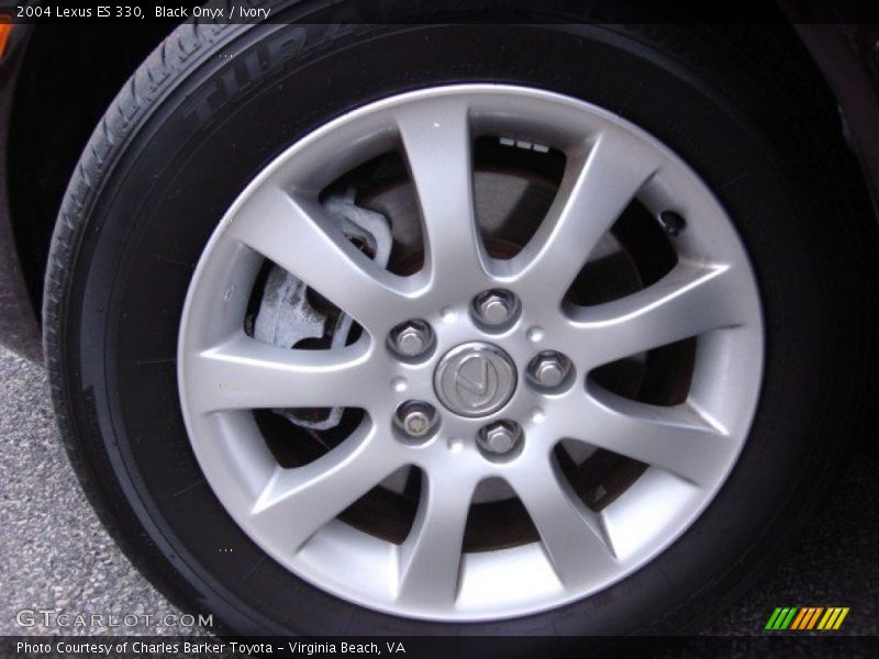 Black Onyx / Ivory 2004 Lexus ES 330