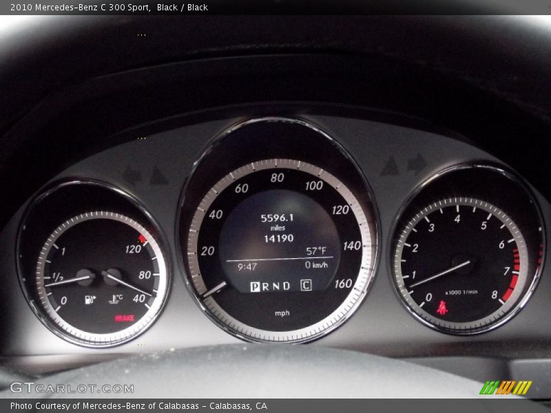 Black / Black 2010 Mercedes-Benz C 300 Sport