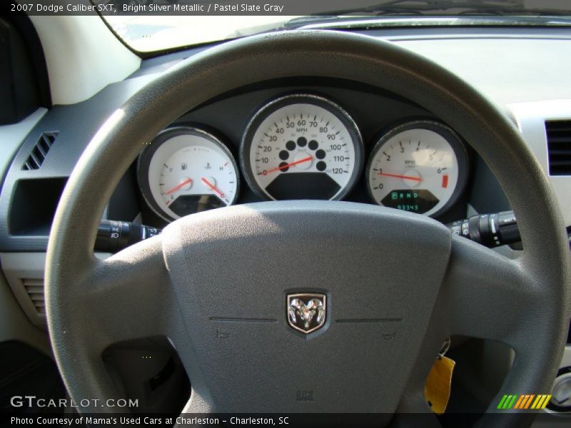 Bright Silver Metallic / Pastel Slate Gray 2007 Dodge Caliber SXT